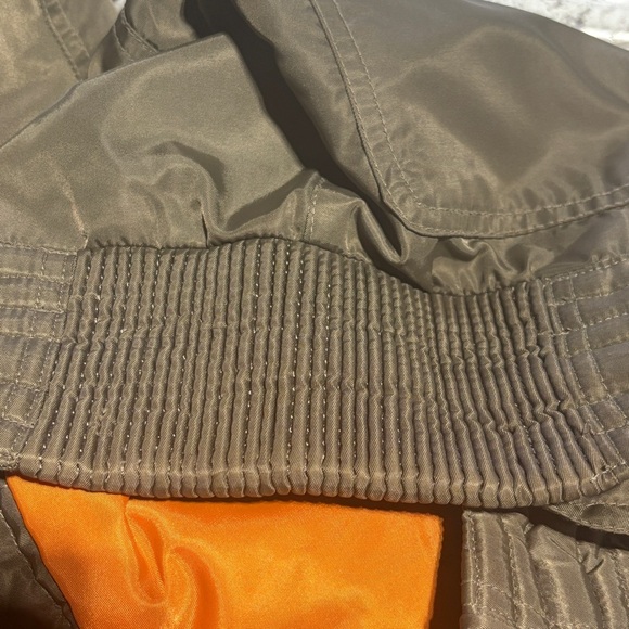 Harley Davidson Jacket M Olive Color orange liner bomber Street wear Motorcycle - Picture 8 of 13